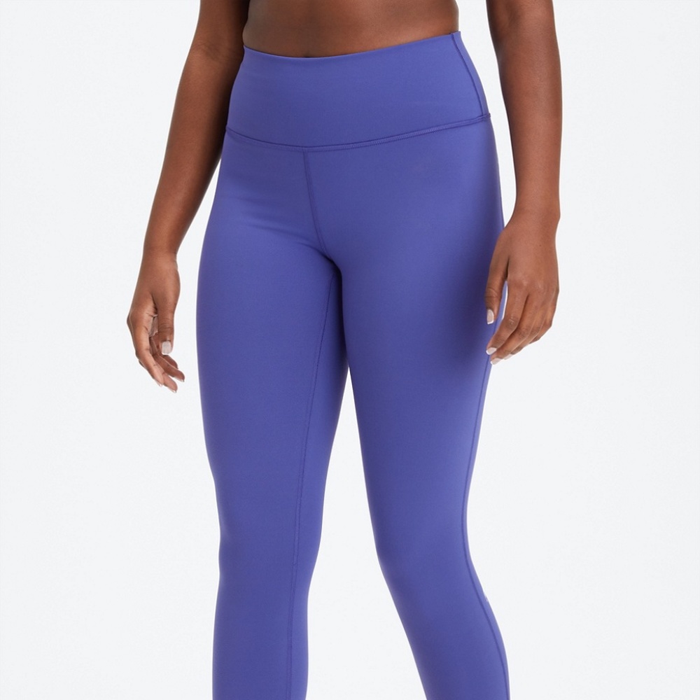 Fabletics Powerhold High-Waisted Full-Length Legging in Blue